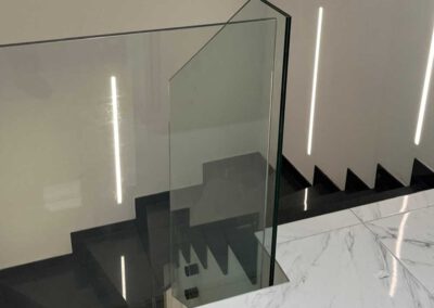 Treppengeländer aus Glas